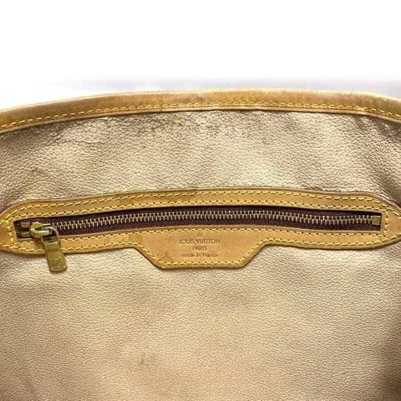 LOUIS VUITTON Tote Bag Bucket GM Monogram Canvas Tanned Leather FL0050  ⭐ - Picture 10 of 11